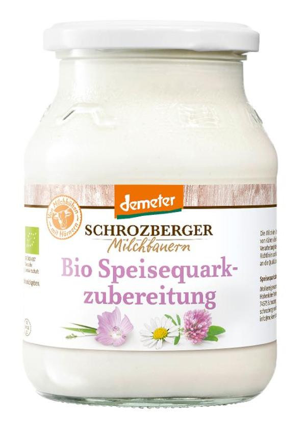 Produktfoto zu VPE Speisequarkzubereitung Magerstufe 0,1%  6x500g Schrozberger Molkerei