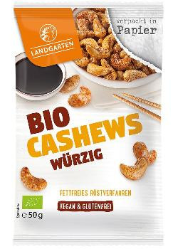 Produktfoto zu Tamari Cashews 50g Landgarten