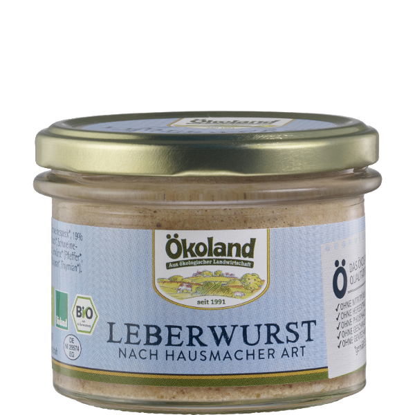 Produktfoto zu Leberwurst im Glas 160g Ökoland