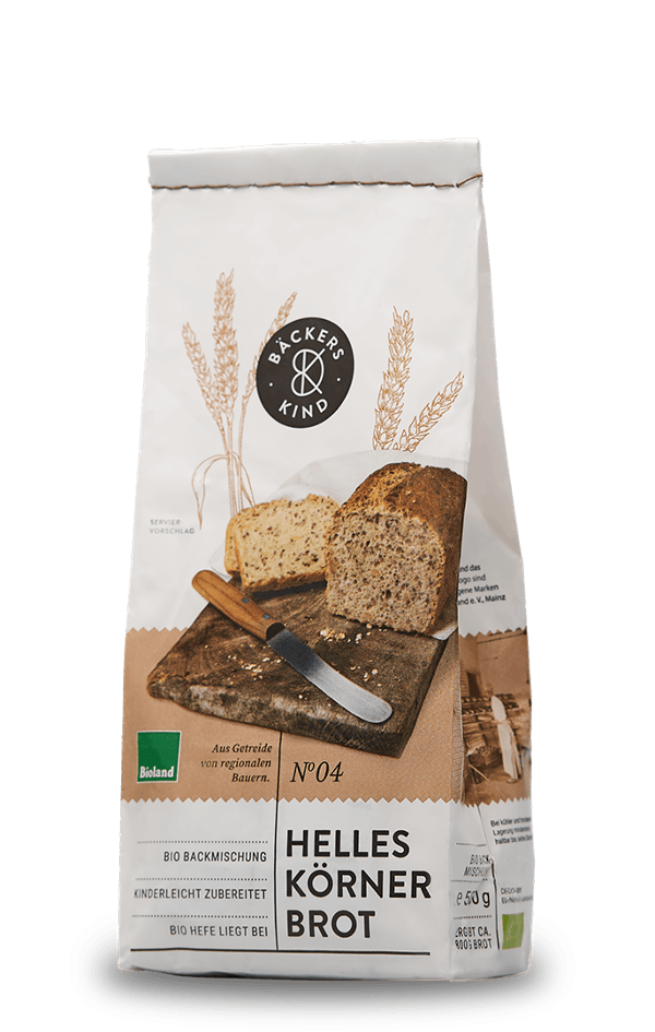 Produktfoto zu Helles Körner Brot Bäckerskind Backmischung Bußmann`s Backwerk