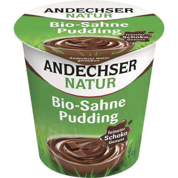 Produktfoto zu VPE Sahnepudding Schoko 10x150g Andechser