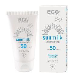 Produktfoto zu Sonnenmilch LSF 50 sensitive 75 ml eco cosmetics