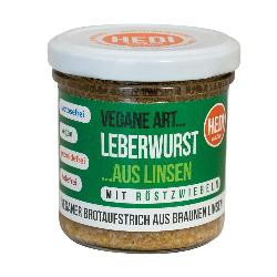 Produktfoto zu Vegane Art... Leberwurst mit Röstzwiebeln 140g HEDI Naturkost