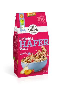 Produktfoto zu VPE Früchte Müsli Hafer ungesüßt 6x450g Bauckhof