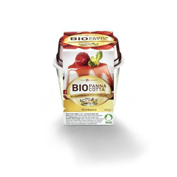 Produktfoto zu Panna Cotta Himbeere 130g Molkerei Biedermann