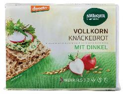 Produktfoto zu Vollkorn-Knäckebrot mit Dinkel 250g NATURATA