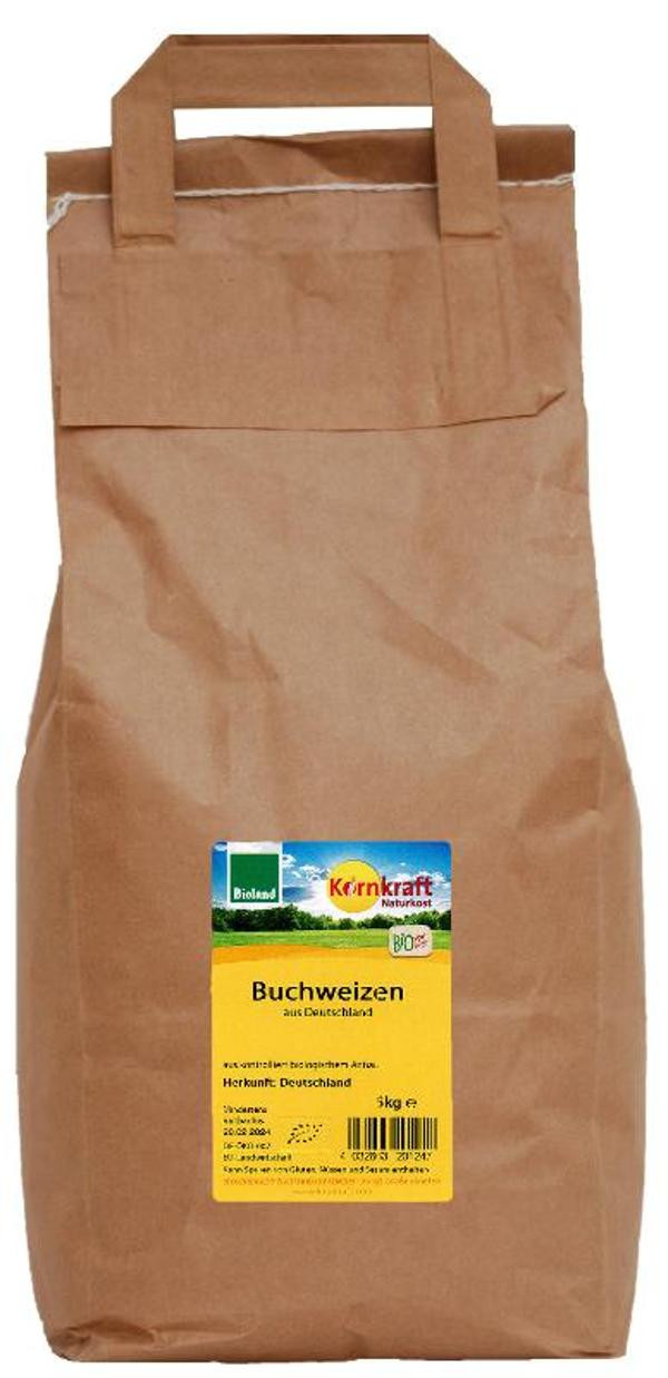 Produktfoto zu Buchweizen aus Deutschland 5kg Kornkraft