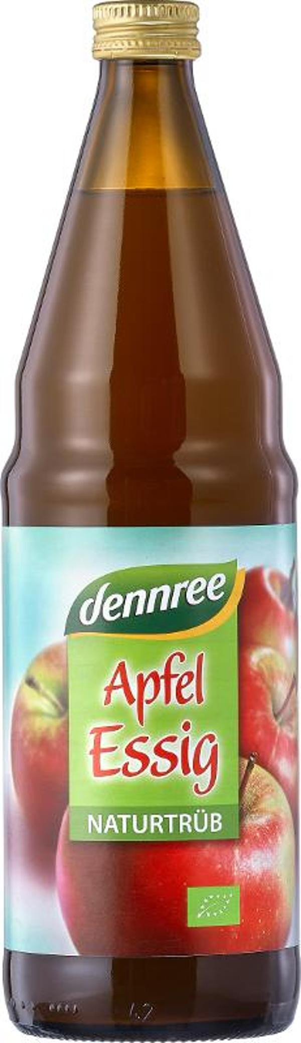 Produktfoto zu Apfelessig naturtrüb 0,75 l dennree