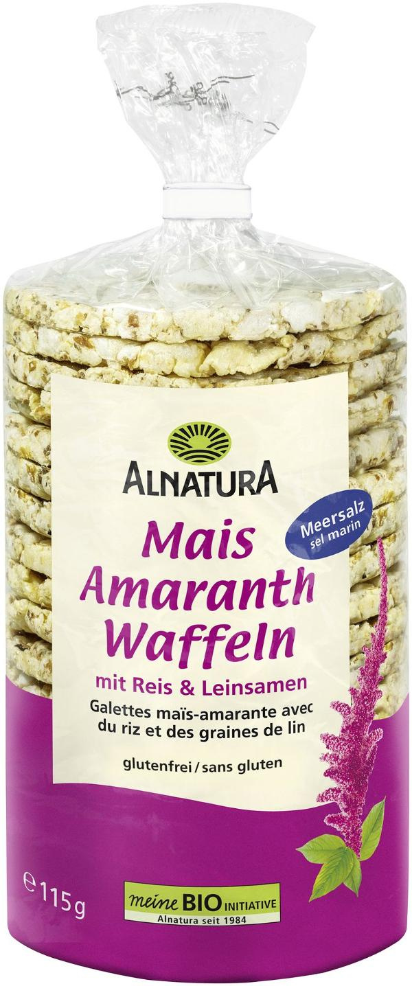 Produktfoto zu Mais Amaranth Waffeln 115g Alnatura