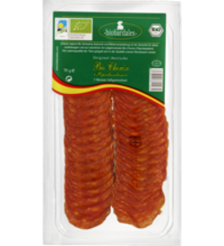 Produktfoto zu Chorizo geschnitten 70g biobardales