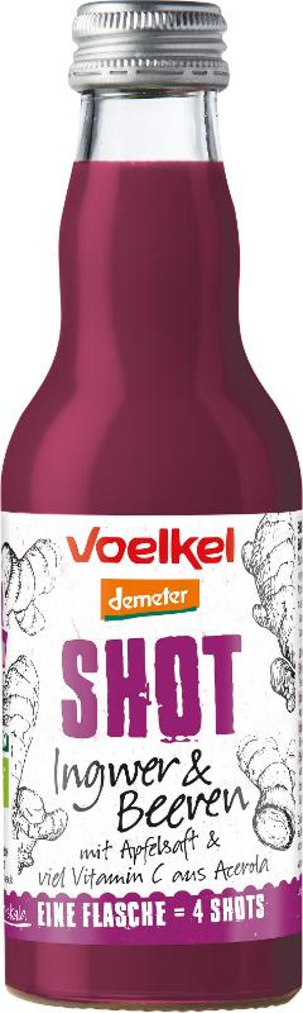 Produktfoto zu VPE Shot Ingwer und Beeren 12x0,2 l Mehrwegflasche Voelkel