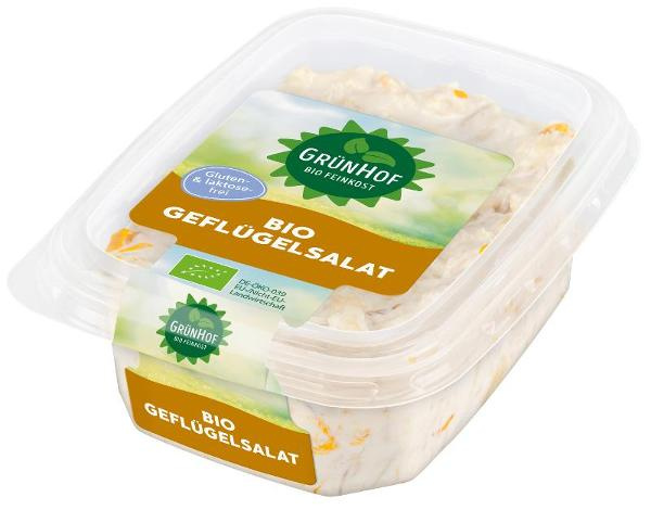 Produktfoto zu VPE Geflügelsalat 3x125g Grünhof