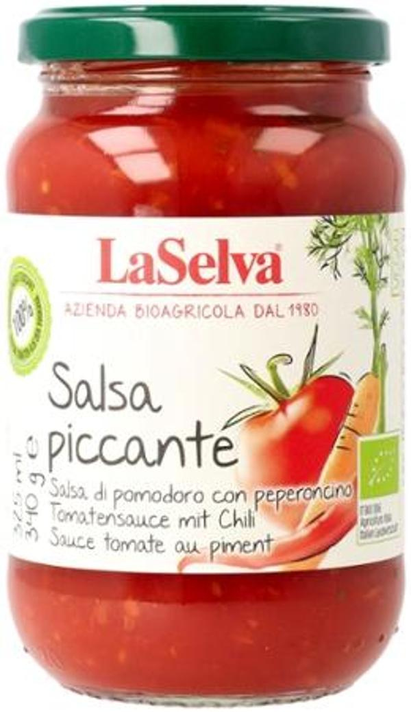 Produktfoto zu Salsa piccante (Tomatensauce leicht pikant) 340g LaSelva