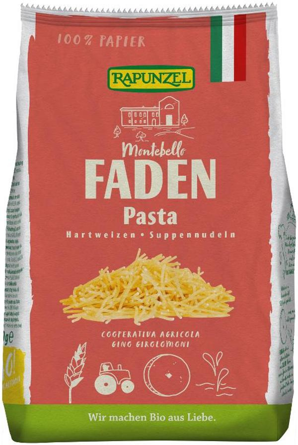 Produktfoto zu Faden Suppennudeln Semola 250g Rapunzel