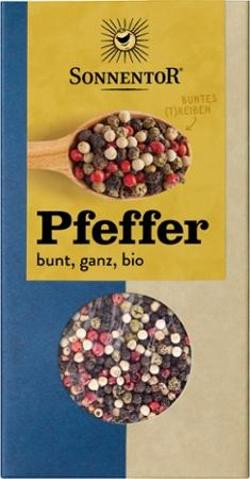 Produktfoto zu Pfeffer bunt ganz 50g Sonnentor