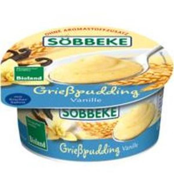 Produktfoto zu VPE Griesspudding Vanille 6,3% 6x150g Söbbeke