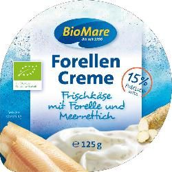 Produktfoto zu Frischcreme Forelle 125g Biomare