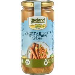 Produktfoto zu Vegetarische Würstchen "pikant" 380g Ökoland