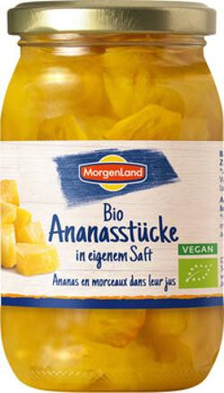 Produktfoto zu VPE Ananas Stücke im eigenen Saft 350g Morgenland