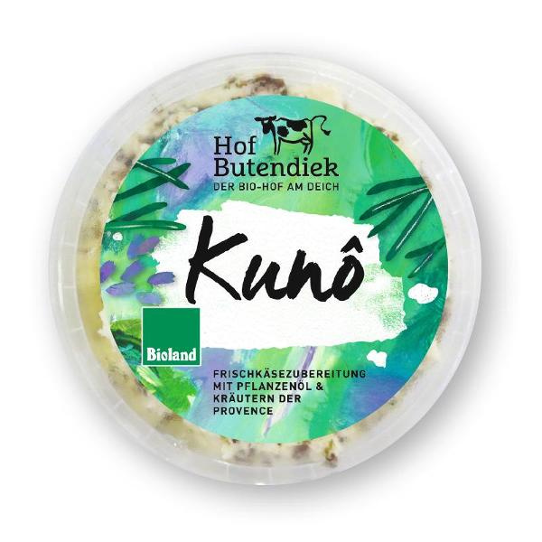 Produktfoto zu Kunô Frischkäse mit Kräuter der Provence 150g Butendieker