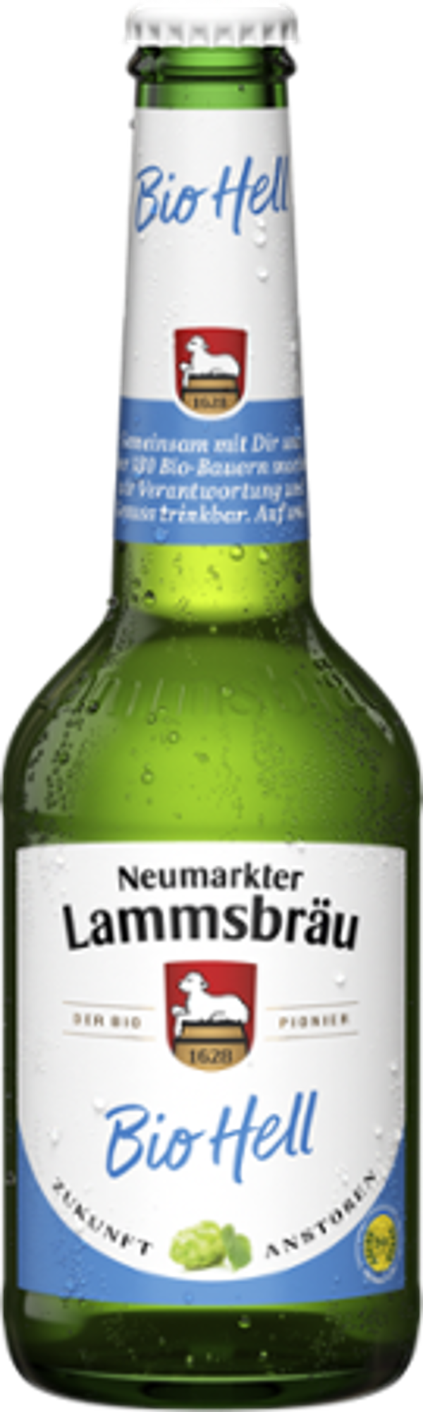 Produktfoto zu VPE Lammsbräu Edelhell 10x0,33 l Neumarkter Lammsbräu