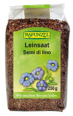 Produktfoto zu Leinsaat braun 250g Rapunzel