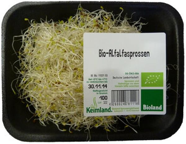 Produktfoto zu Alfalfasprossen samenfest 100g Keimland