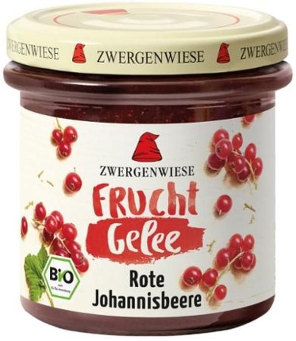 Produktfoto zu Fruchtgelee rote Johannisbeere 160g Zwergenwiese