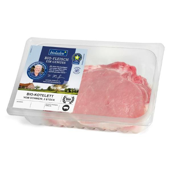 Produktfoto zu Kotelett vom Schwein 2 St. ca. 450g bioladen