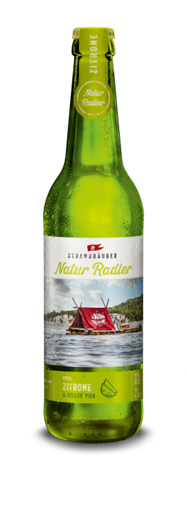 Produktfoto zu VPE Naturradler Strandräuber Zitrone 0,5 l Störtebeker