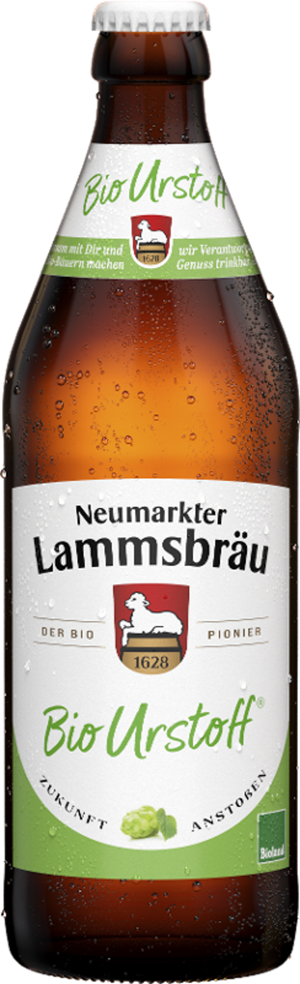 Produktfoto zu Lammsbräu Öko Urstoff 0,5 l Neumarkter Lammsbräu