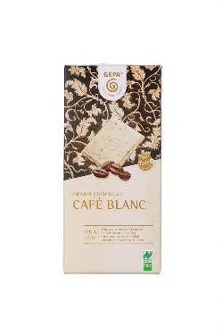 Produktfoto zu VPE Schokolade Grand Chocolat Café Blanc weiße Schokolade 10x100g Gepa