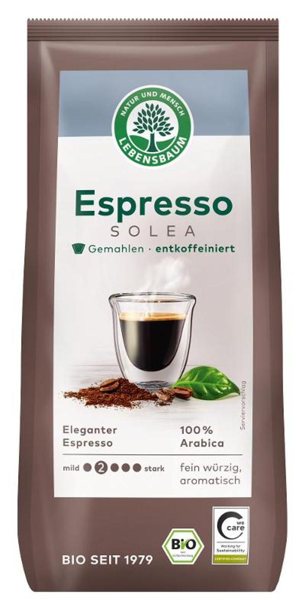 Produktfoto zu VPE Espresso Solea entkoffeiniert 6x250g Lebensbaum