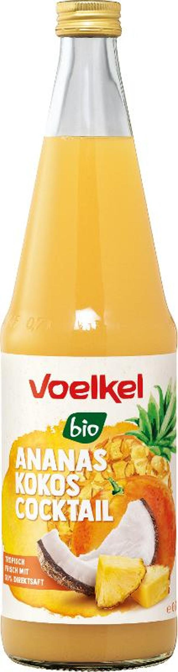 Produktfoto zu Ananas Kokos Cocktail 0,7 l Voelkel