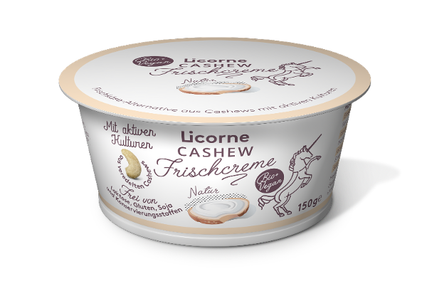 Produktfoto zu Cashewfrischcreme Natur 150g Licorne