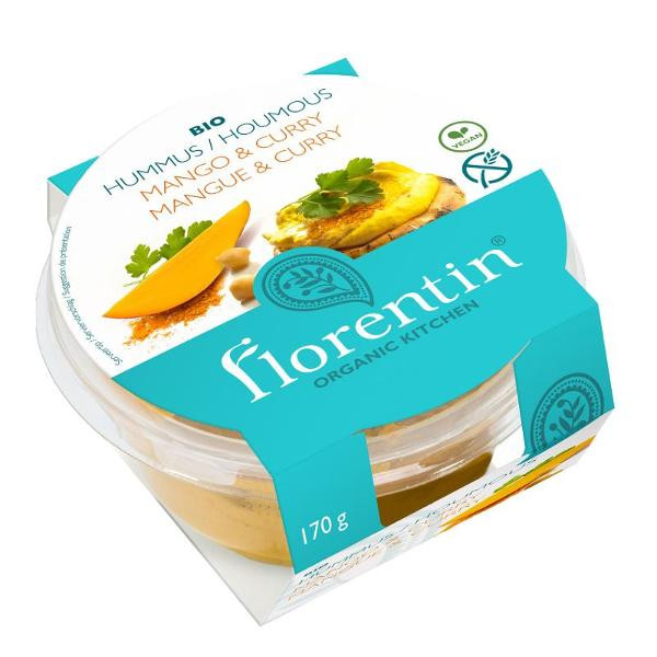 Produktfoto zu Hummus Mango Curry 170g Florentin