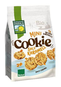 Produktfoto zu Mini Cookie Karamell Salz 125g Bohlsener Mühle