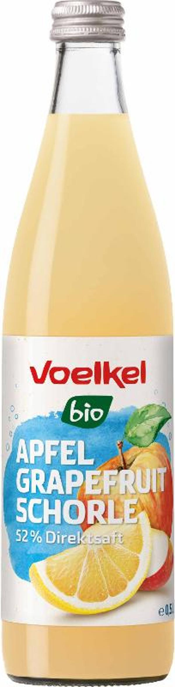 Produktfoto zu VPE Apfel Grapefruit Schorle 10x0,5 l Voelkel