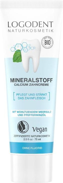 Produktfoto zu Mineralstoff Calcium Zahncreme 75 ml Logodent