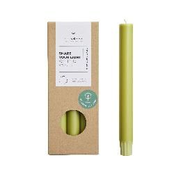 Produktfoto zu 10er Pack Dinner Candle Moss Originalhome