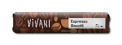 Produktfoto zu VPE Schokoriegel Espresso Biscotti 18x40g Vivani