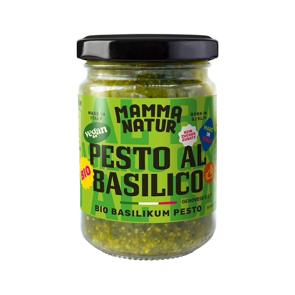 Produktfoto zu Pesto Basilico Genovese D.O.P. 130g Mamma Natur