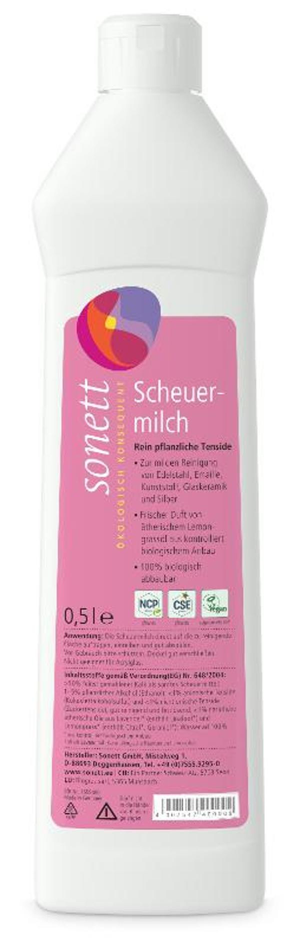 Produktfoto zu Scheuermilch 0,5 l Sonett