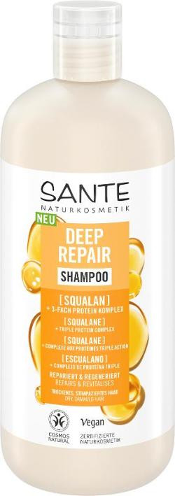 Produktfoto zu Deep Repair Shampoo Squalan 500ml Sante