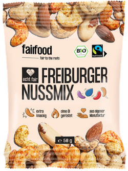 Produktfoto zu VPE Fairer Nussmix geröstet und gewürzt 10x50g Fairfood