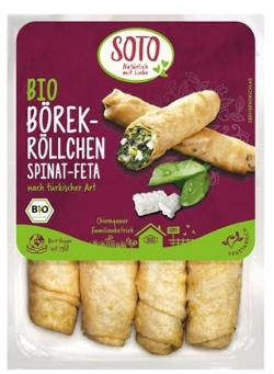 Produktfoto zu Börek Röllchen Spinat Feta 190g SOTO