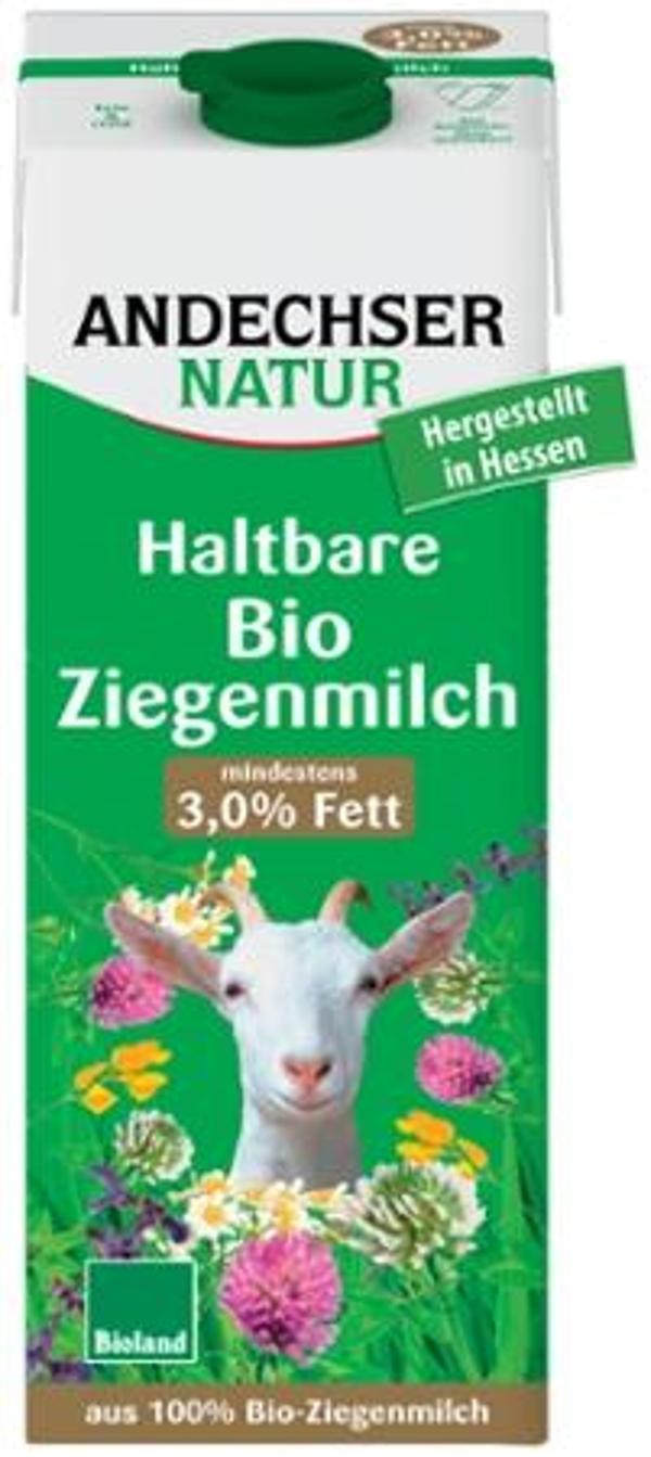 Produktfoto zu VPE Ziegen-H-Milch 3,3%  12x 1 l Andechser