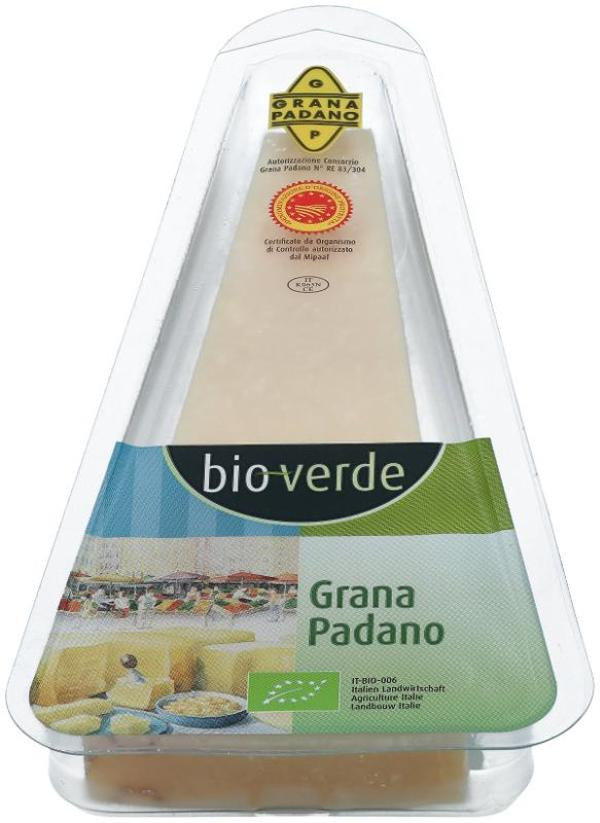 Produktfoto zu Grana Padano DOP 125g bio-verde