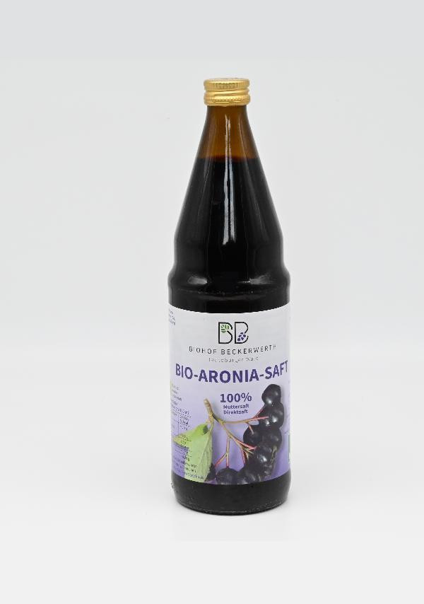 Produktfoto zu Aronia Saft 0,75l Biohof Beckerwerth