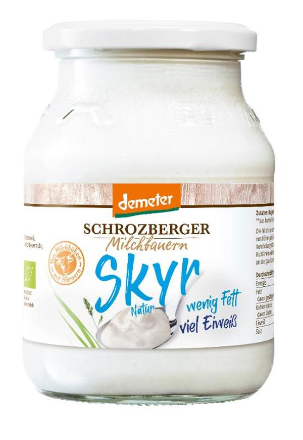 Produktfoto zu VPE Skyr Natur im Glas 6x500g Schrozberger Milchbauern